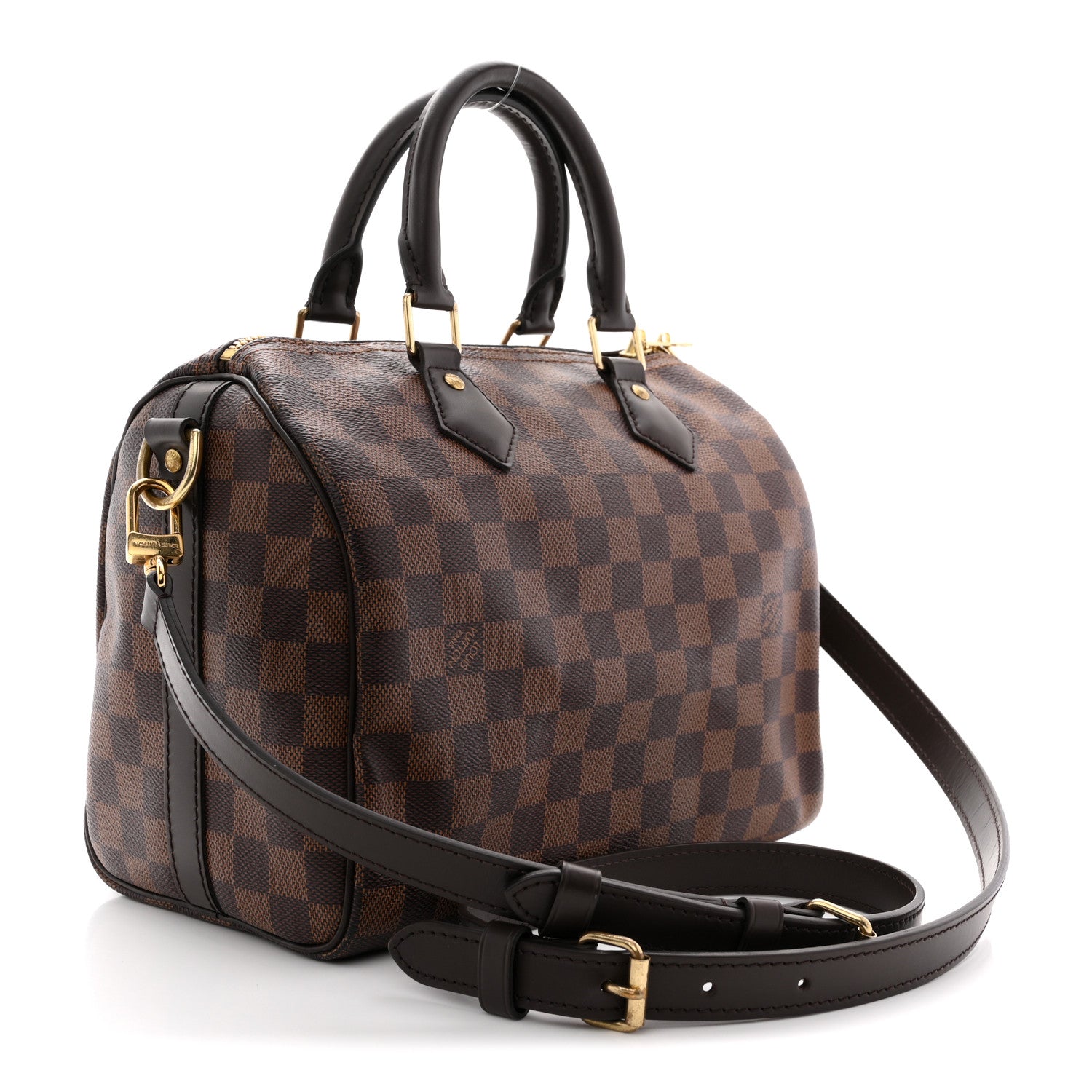 Louis Vuitton Damier Ebene Speedy Bandouliere 25 3 of 10