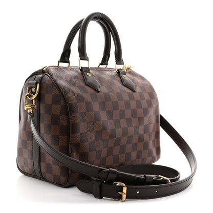Louis Vuitton Damier Ebene Speedy Bandouliere 25 3 of 10