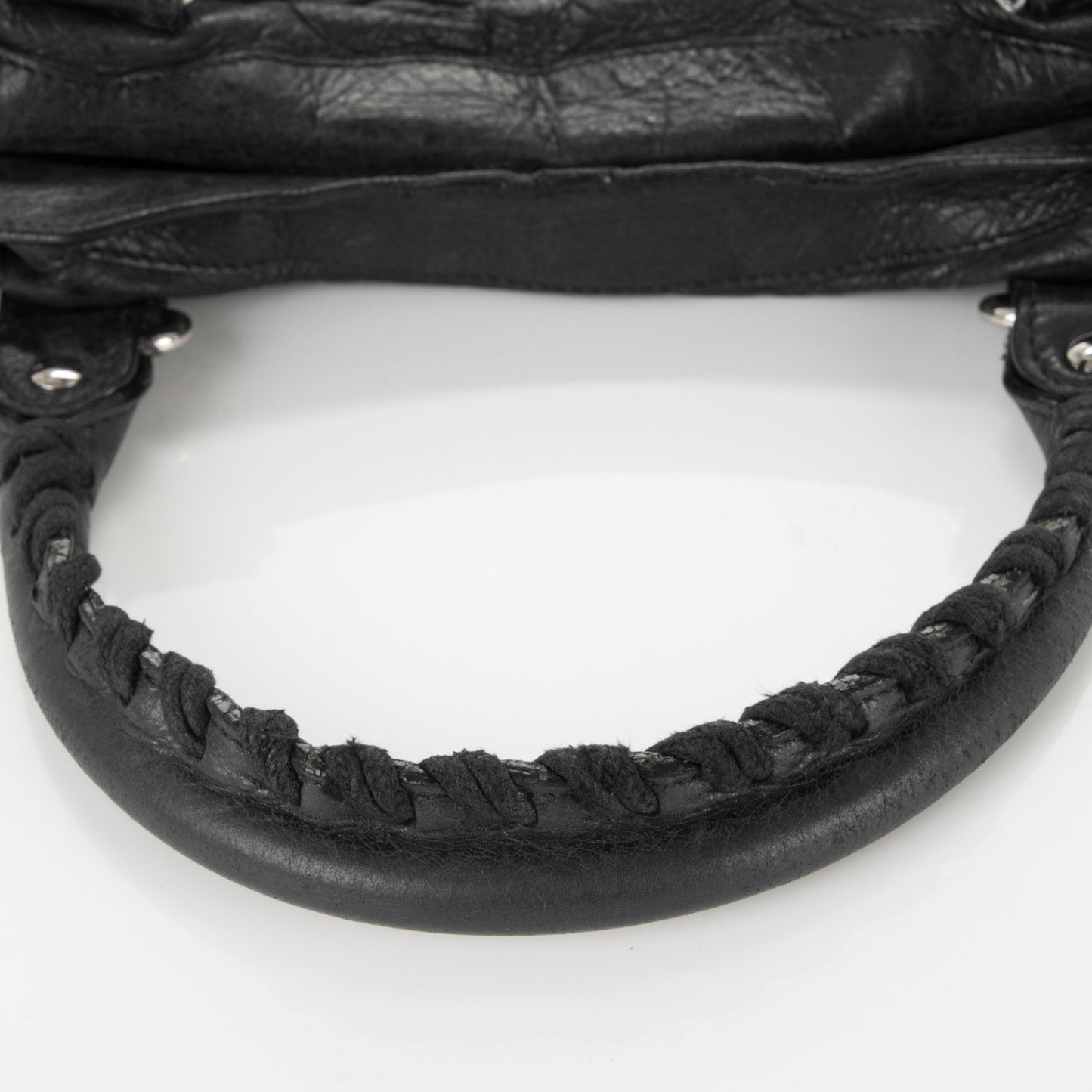 Agneau Giant 12 Silver Hardware Town Black