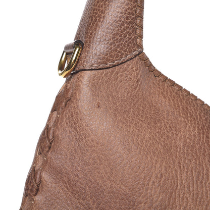 Gucci Pebbled Calfskin Large New Jackie Shoulder Bag Maple Brown 8 of 9