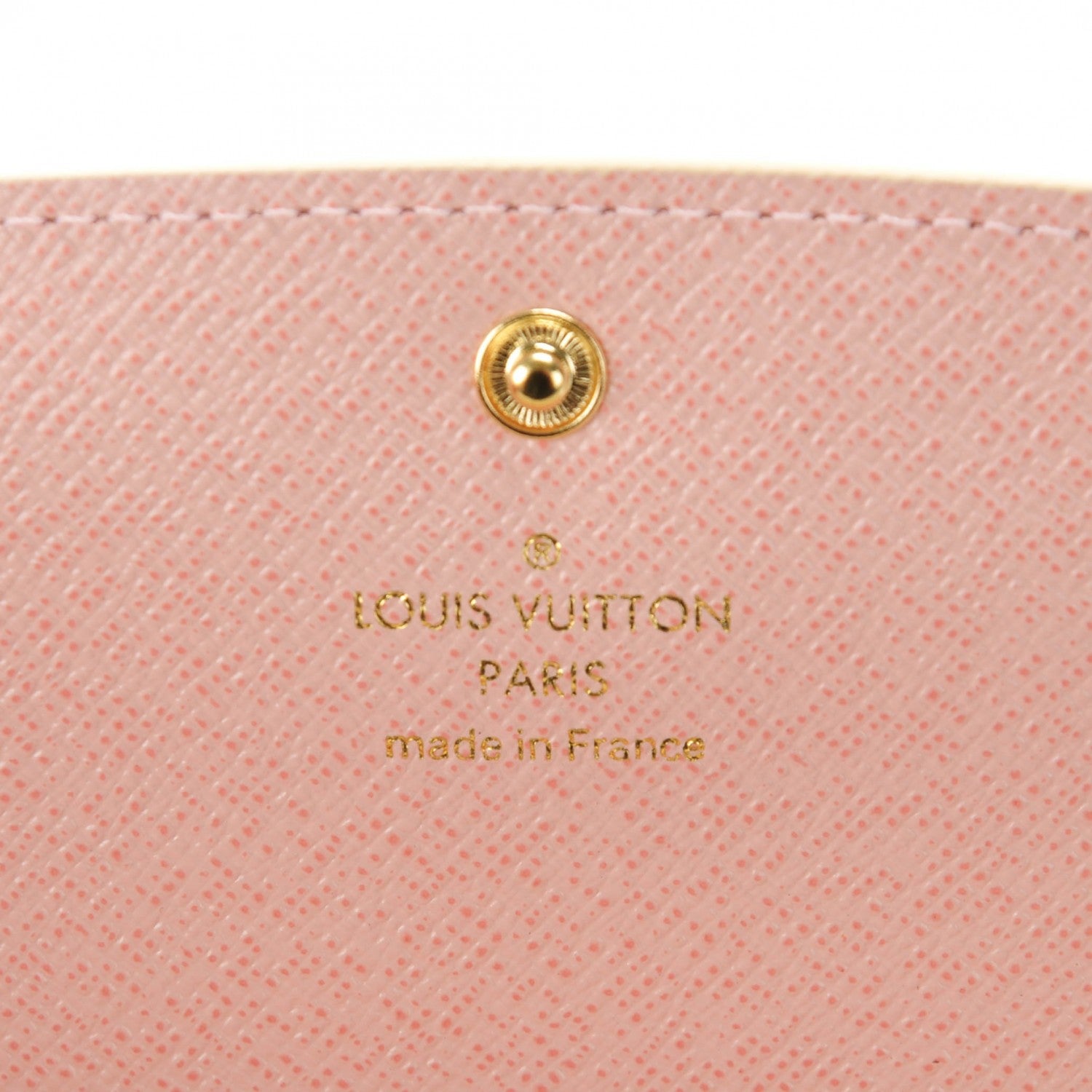 Louis Vuitton Damier Azur Emilie Wallet Rose Ballerine 6 of 7