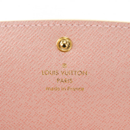 Louis Vuitton Damier Azur Emilie Wallet Rose Ballerine 6 of 7