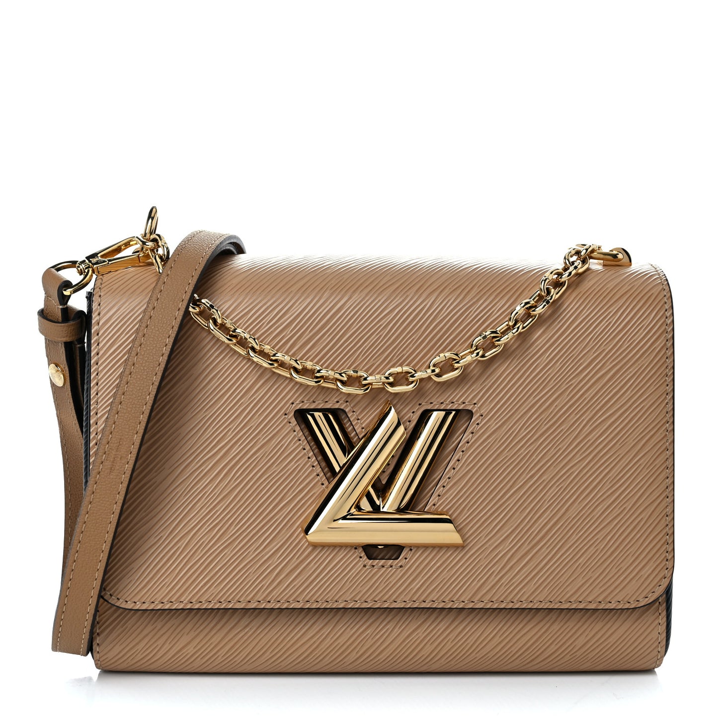 Epi Twist Shoulder Bag MM Camel