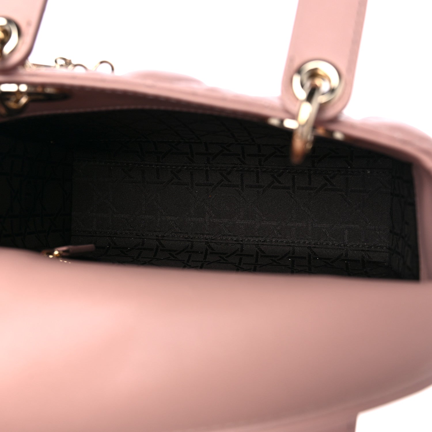 Christian Dior Lambskin Cannage Small My ABCDior Lady Dior Fard 5 of 8