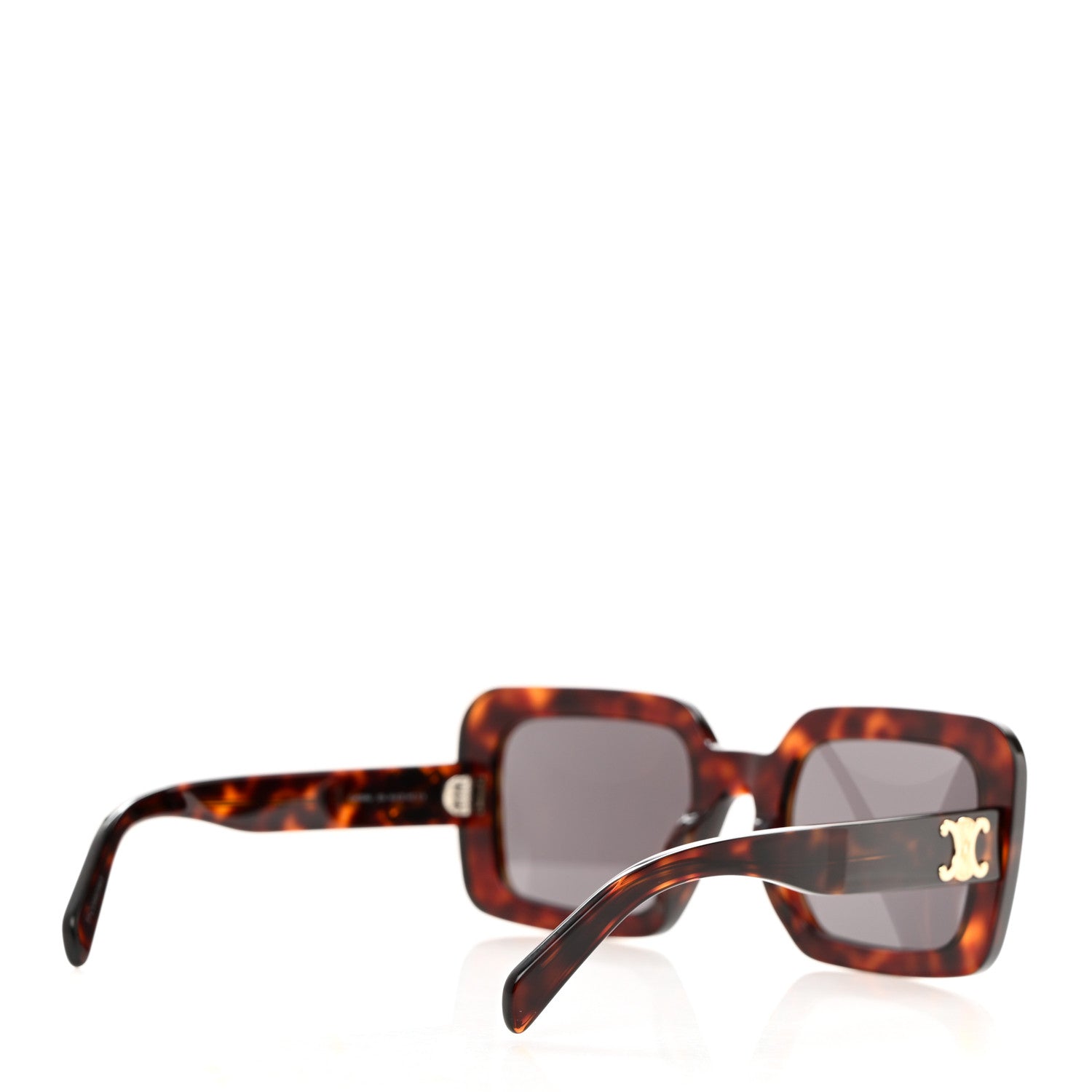 Celine Acetate Triomphe 01 Sunglasses CL 40304U Tortoise 4 of 7