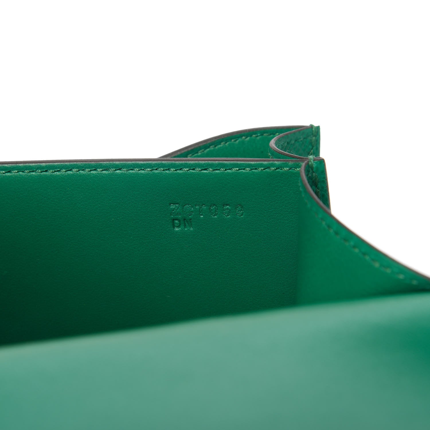 Hermes Epsom Enamel Constance 18 Vert Jade Bleu Brume 9 of 11
