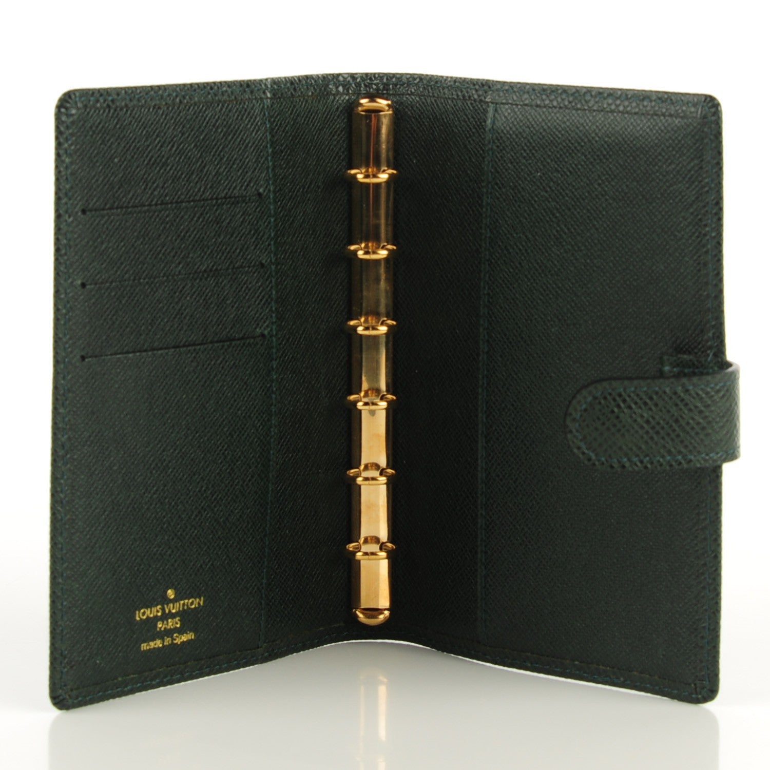 Louis Vuitton Taiga Small Ring Agenda Cover Epicea 5 of 7