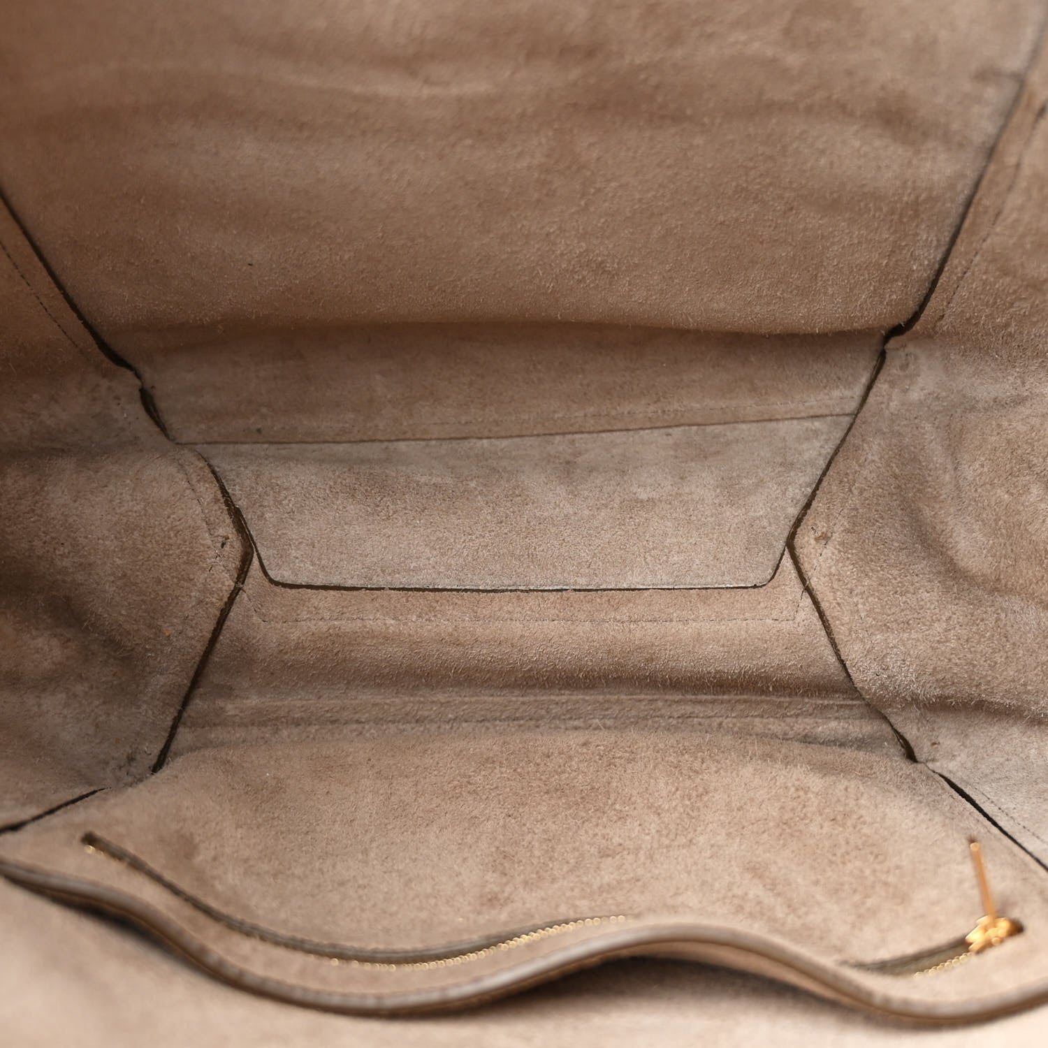 Celine Soft Grained Calfskin Sangle Bucket Bag Taupe 5 of 15