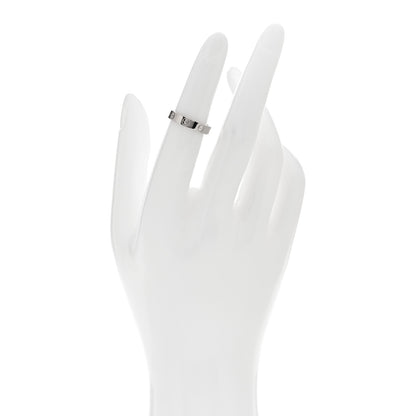 Cartier 18K White Gold 3.5mm LOVE Wedding Band Ring 48 4.5 2 of 4