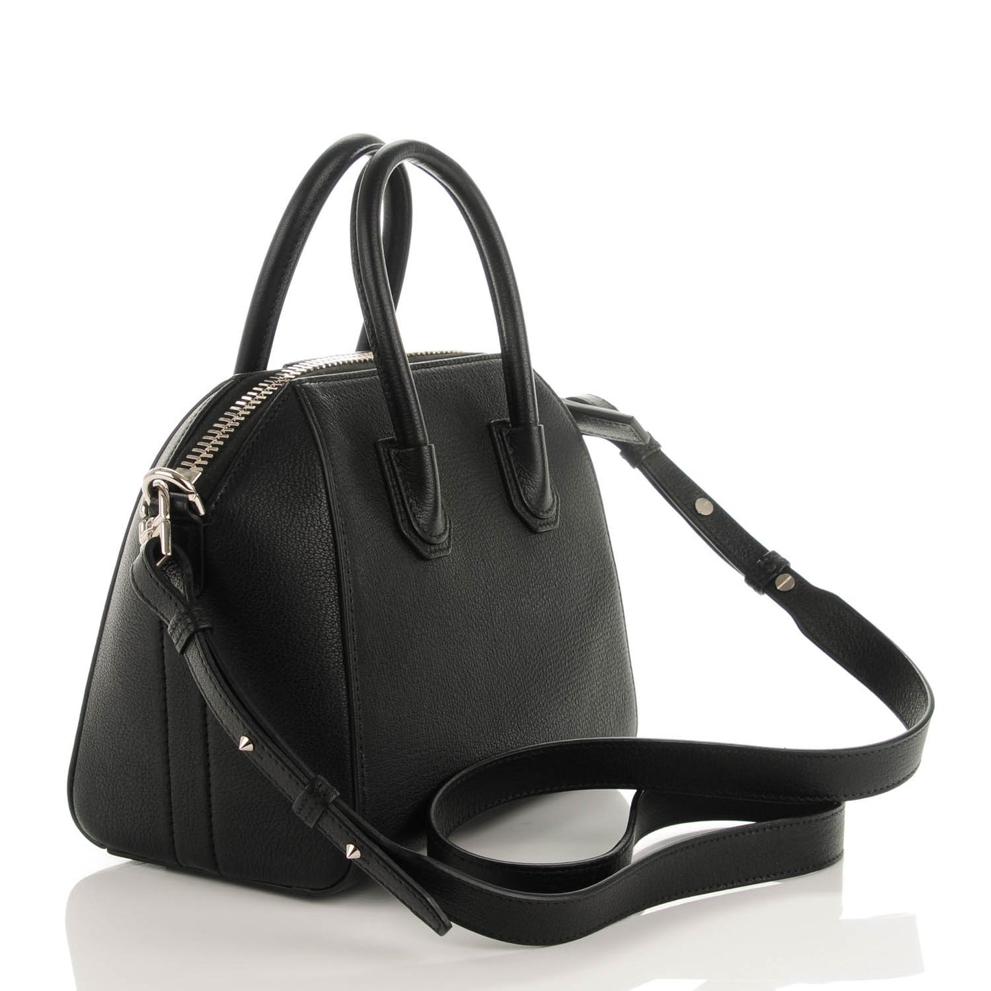 Sugar Goatskin Mini Antigona Black