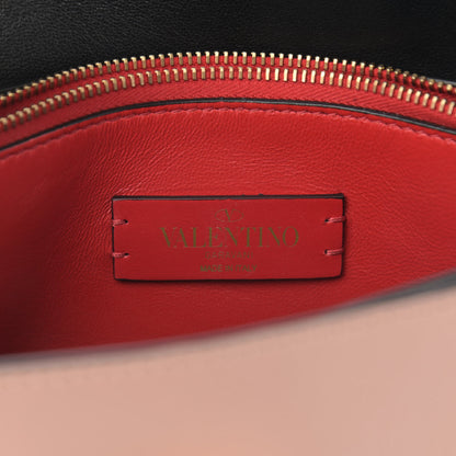 Valentino Garavani Smooth Calfskin Small VRing Shoulder Bag Rose Cannelle 7 of 11