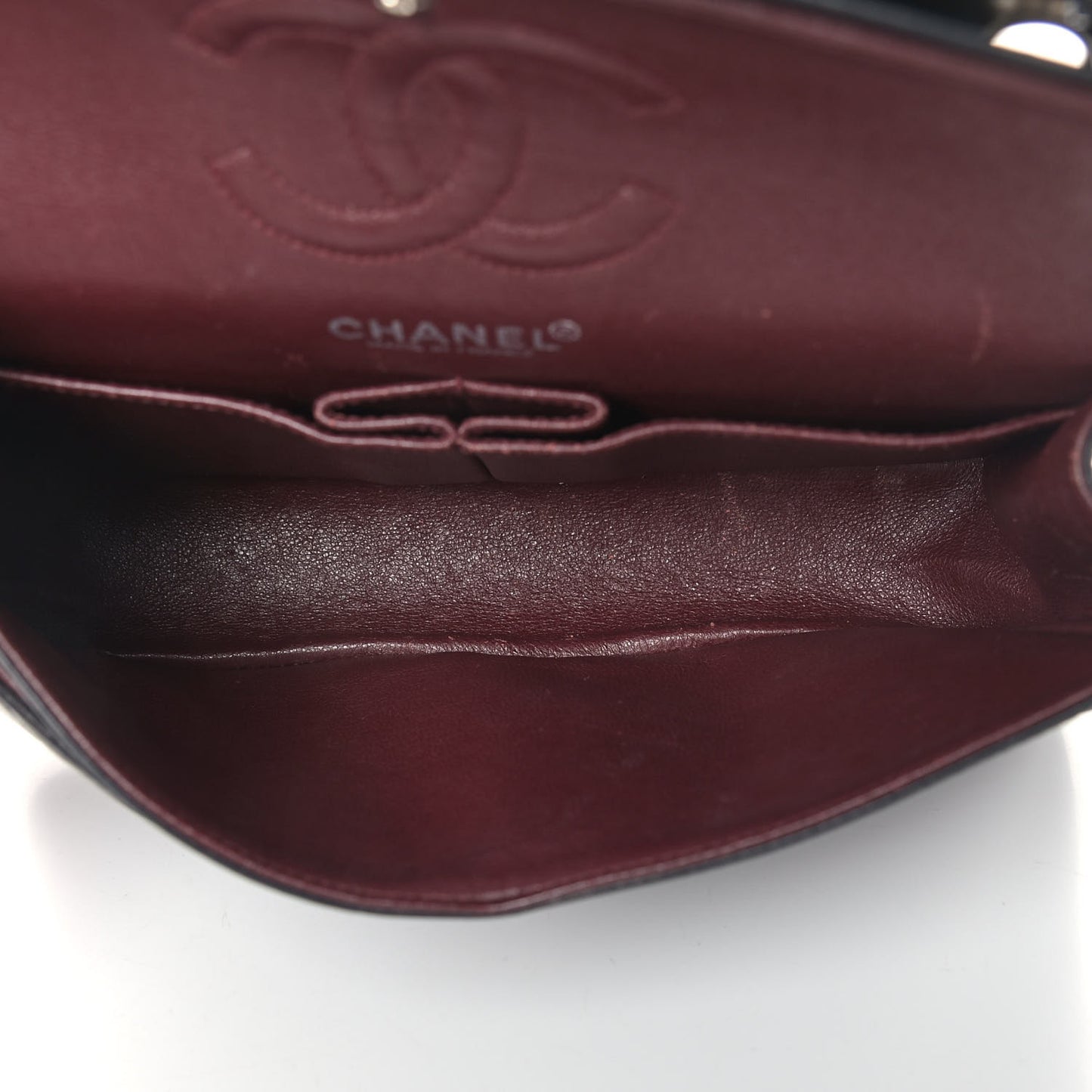 Lambskin Quilted Small Double Flap Black