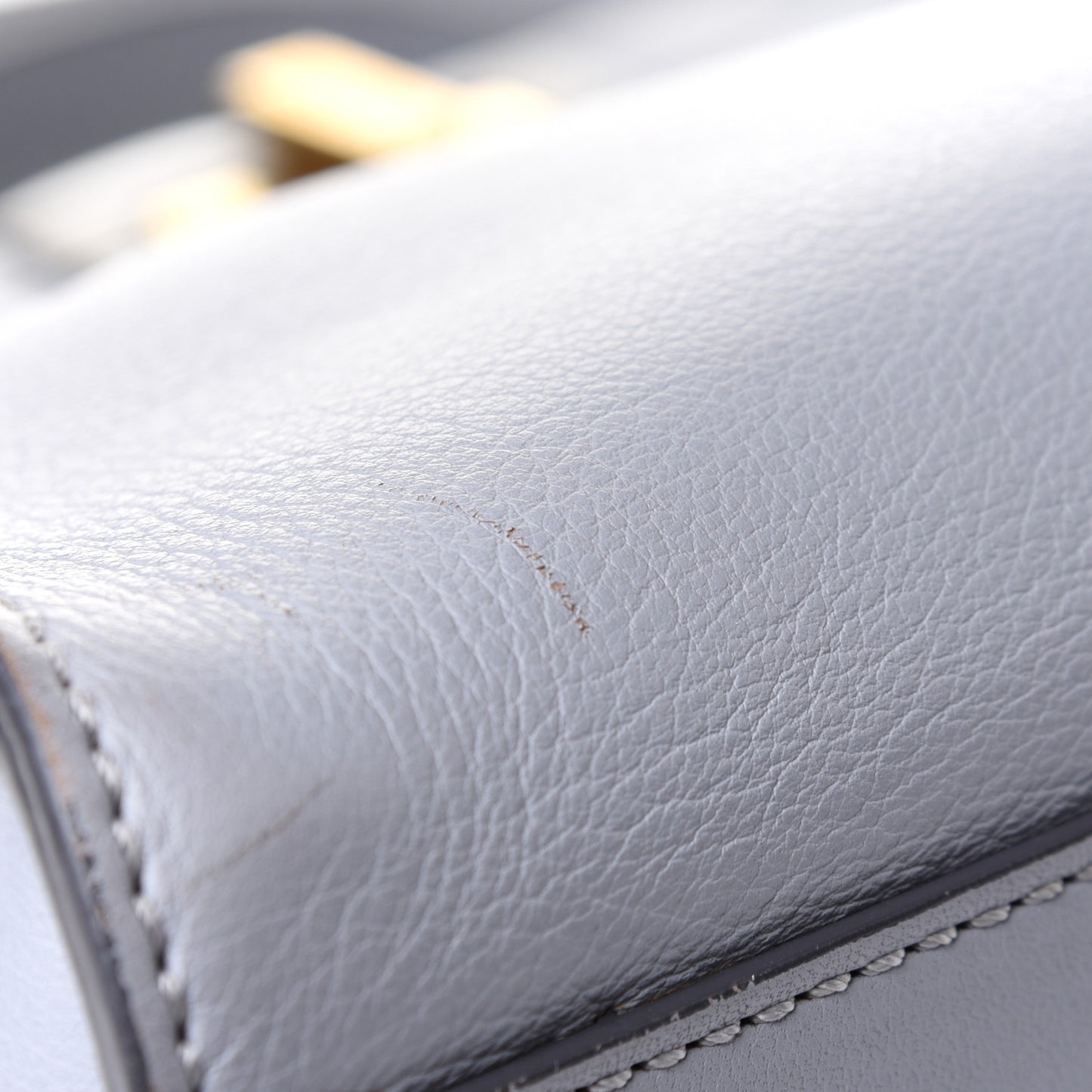 Vitello Seta Shiny Nappa Medium Peekaboo Iconic Satchel Ardesia Amido