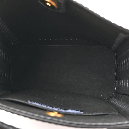 Stella McCartney MIRIUM Mini Frayme Square Bucket Bag Black 5 of 9