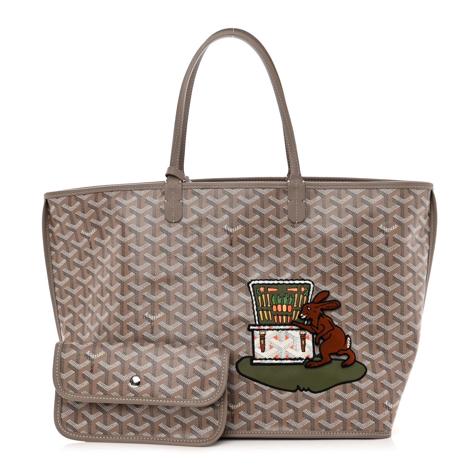 Goyard Goyardine Reversible Bunny Anjou GM Grey 1 of 16