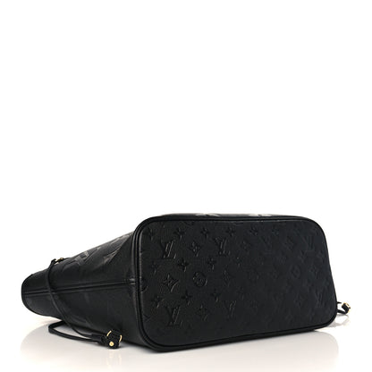 Louis Vuitton Empreinte Monogram Giant Neverfull MM Black 5 of 10