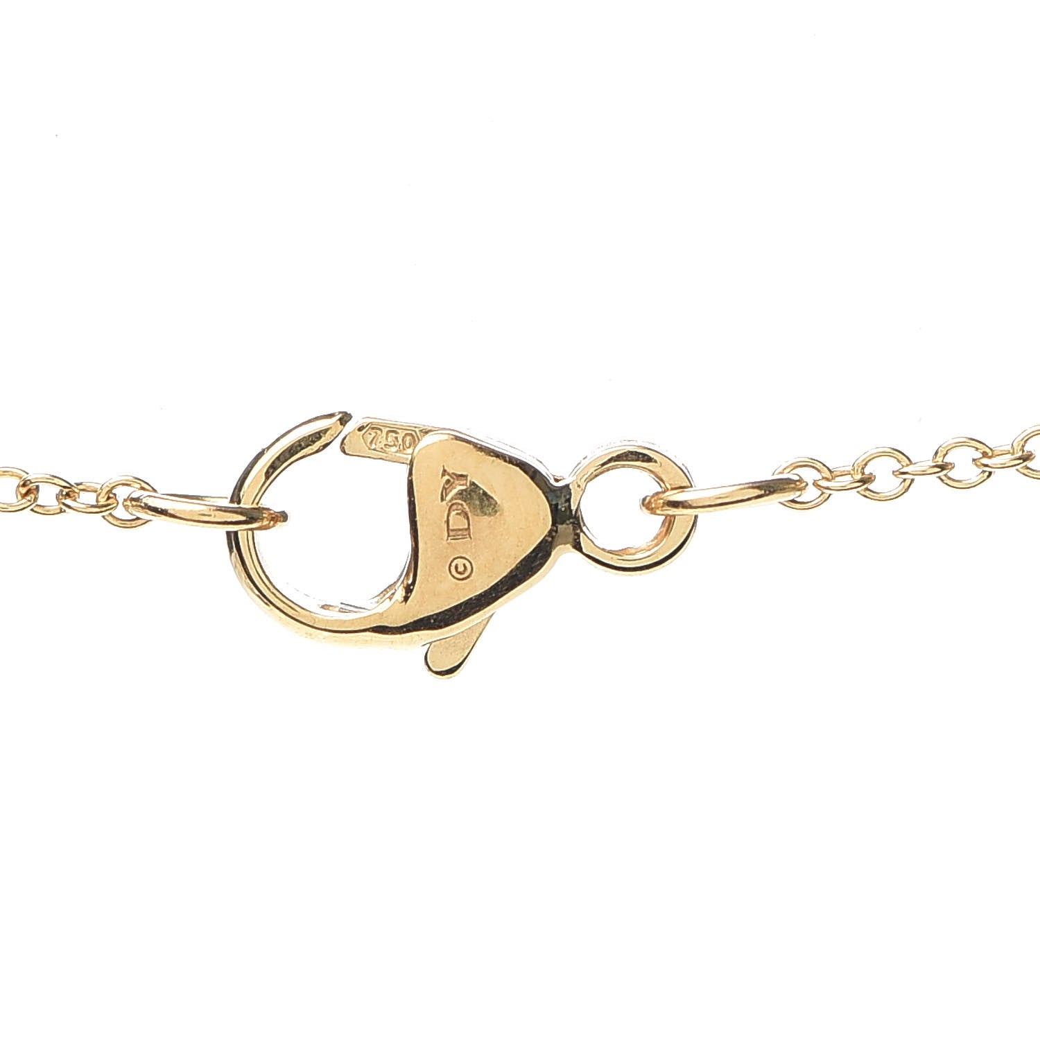 David Yurman 18K Yellow White Gold Diamond Precious Chatelaine Necklace 4 of 6