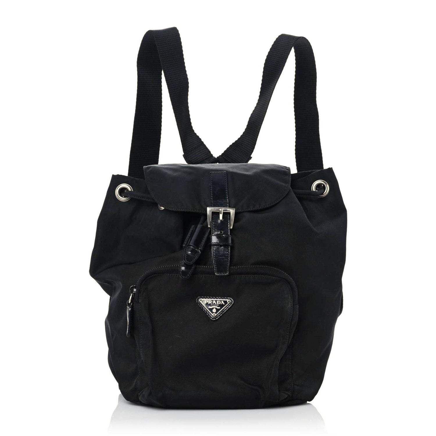 Prada Tessuto Nylon Vela Small Backpack Black 1 of 14