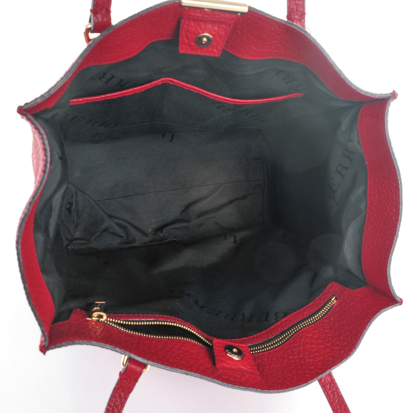 Heritage Grain Medium Woodbury Tote Military Red