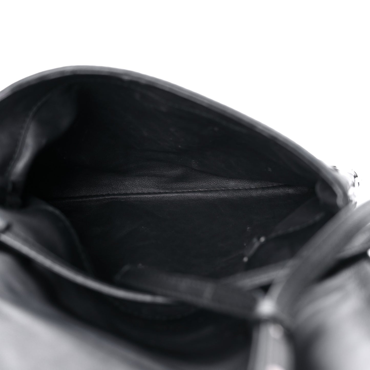 Nappa Intrecciato Crossbody Messenger Flap Black
