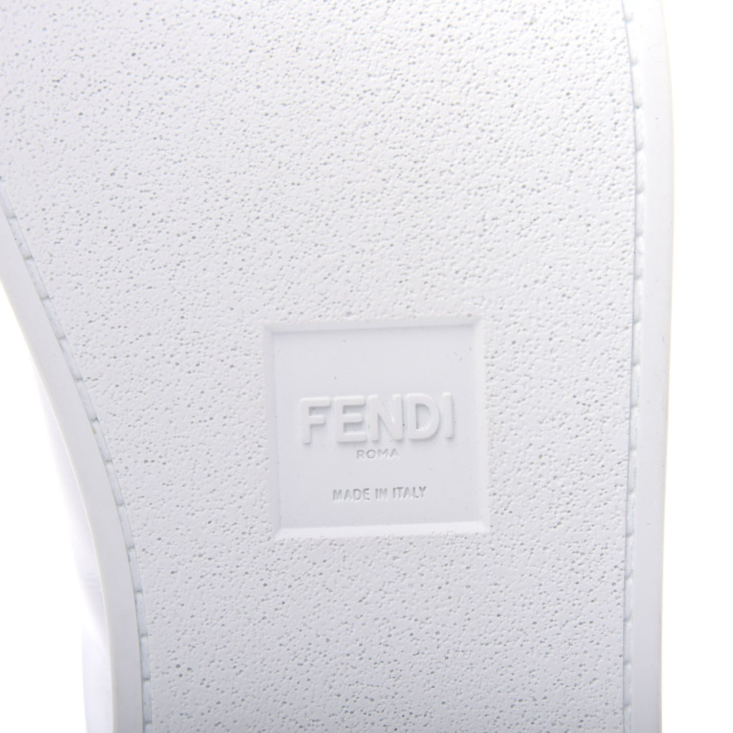 Fendi X JOSHUA VIDES Nappa Rockoclick Slip On Sneakers 39 Snow White Black 9 of 11
