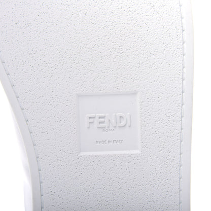 Fendi X JOSHUA VIDES Nappa Rockoclick Slip On Sneakers 39 Snow White Black 9 of 11