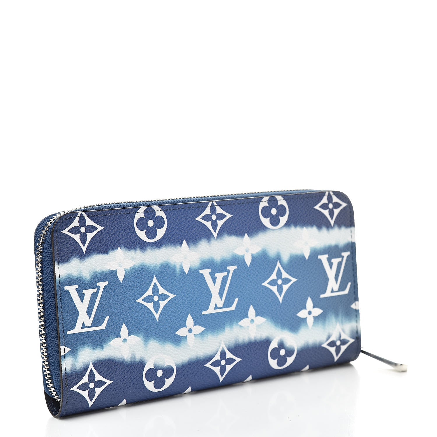 Louis Vuitton Monogram Escale Zippy Wallet Blue 3 of 7