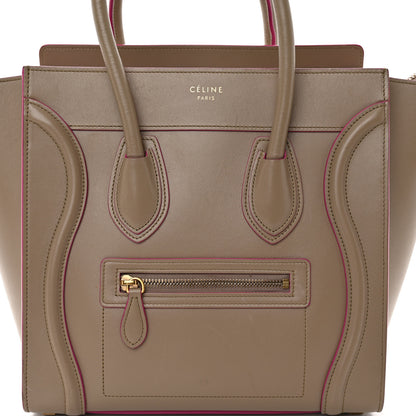 Celine Palmelato Calfskin Micro Luggage Beige 7 of 10
