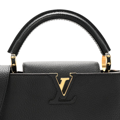 Louis Vuitton Taurillon Capucines BB Black 7 of 9