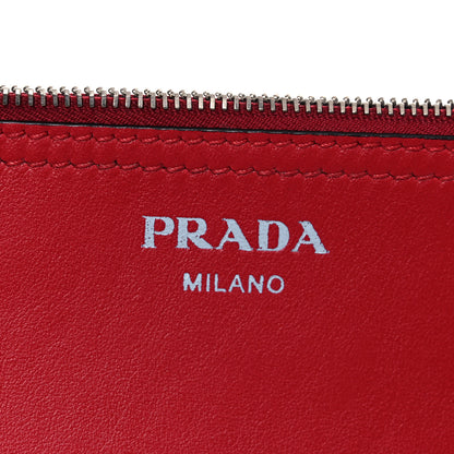 Prada City Calfskin Shopping Tote Red 7 of 24