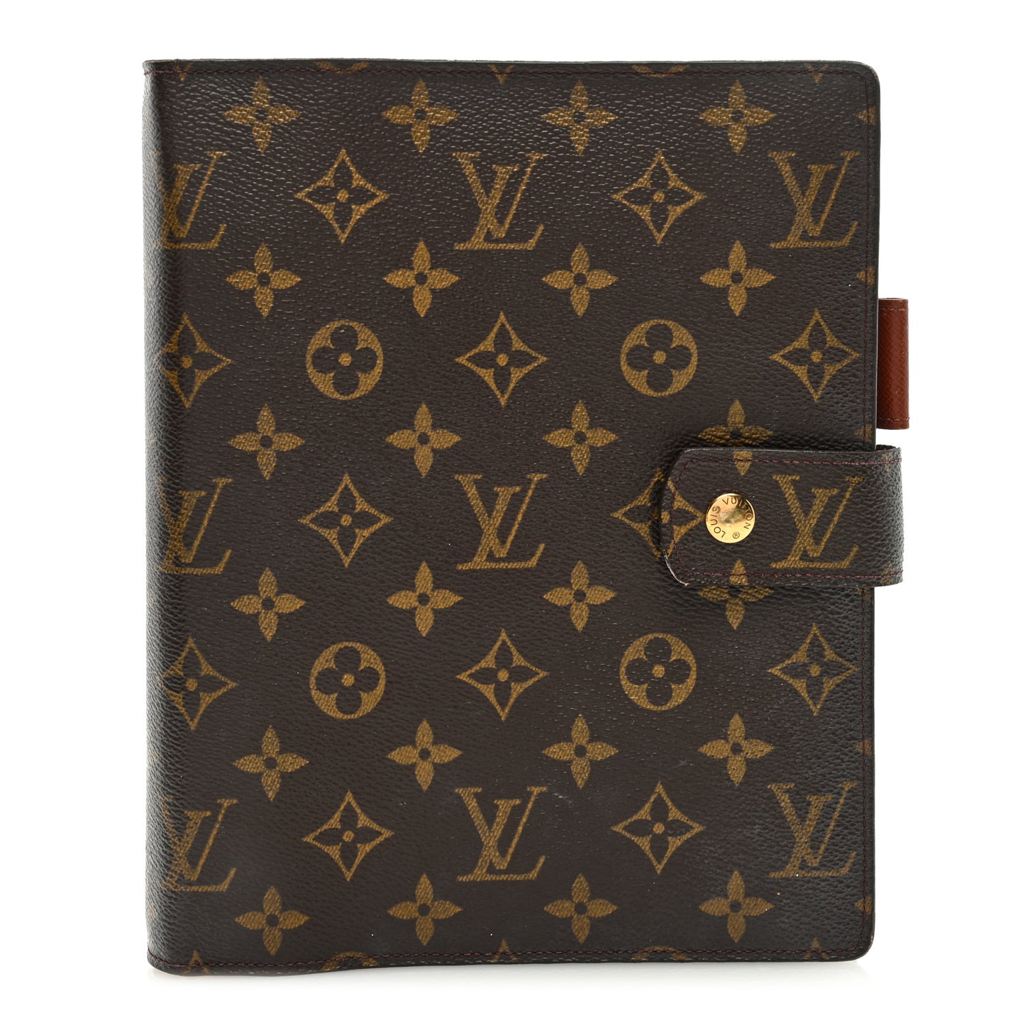 Monogram Large Ring Agenda Cover