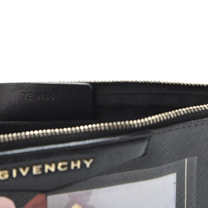 Givenchy Textured Coated Canvas Bambi Print Medium Cosmetic Pouch Black 13 of 13