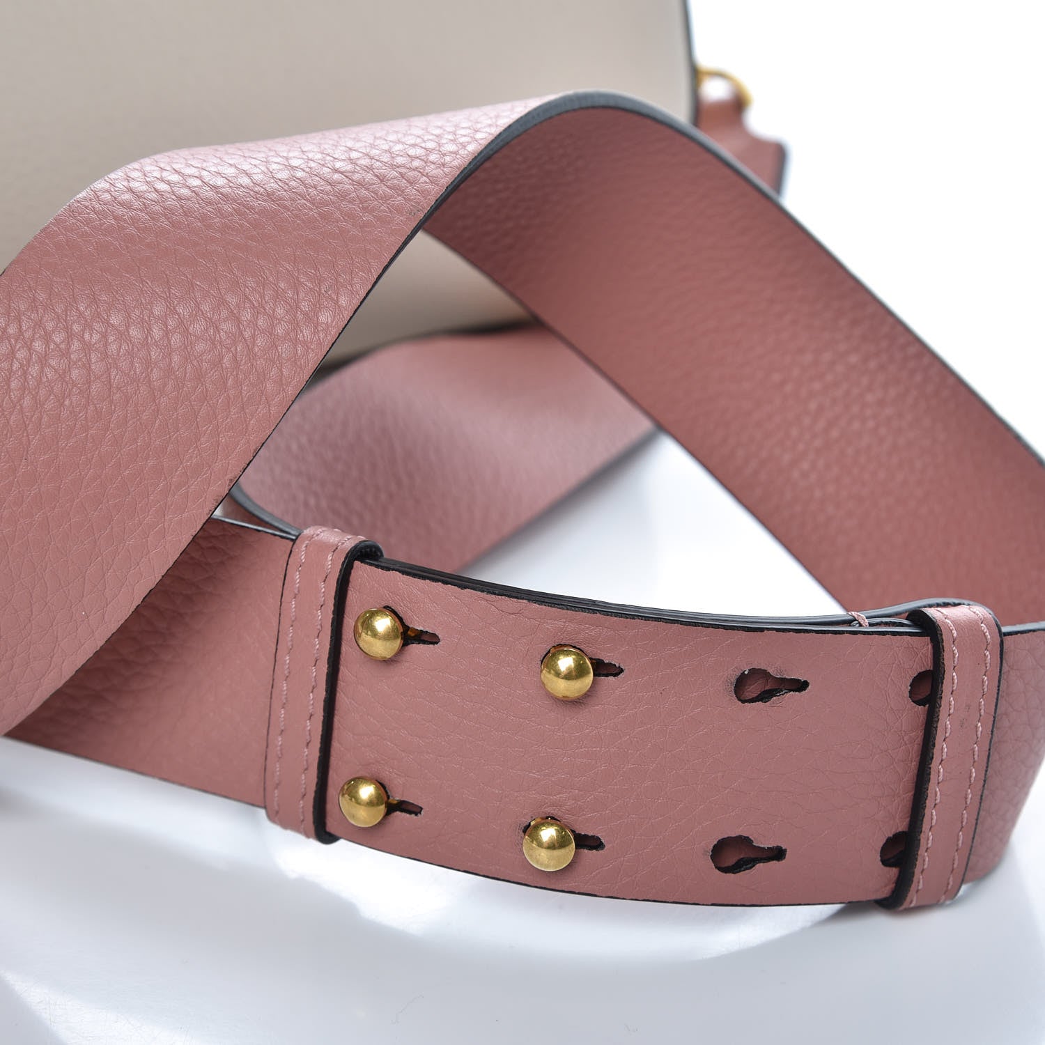 Burberry Calfskin The Barrel Bag Limestone Dusty Rose 11 of 11