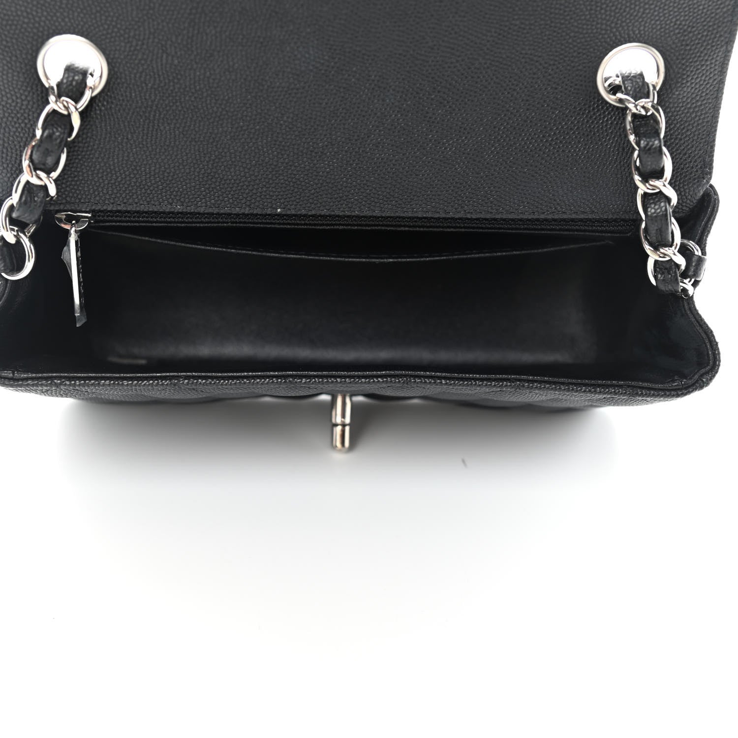 Chanel Caviar Quilted Mini Rectangular Flap Black 5 of 12