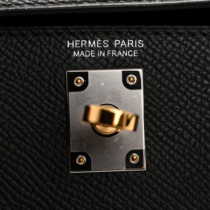 Hermes Epsom Mini Kelly Sellier 20 Black 6 of 11