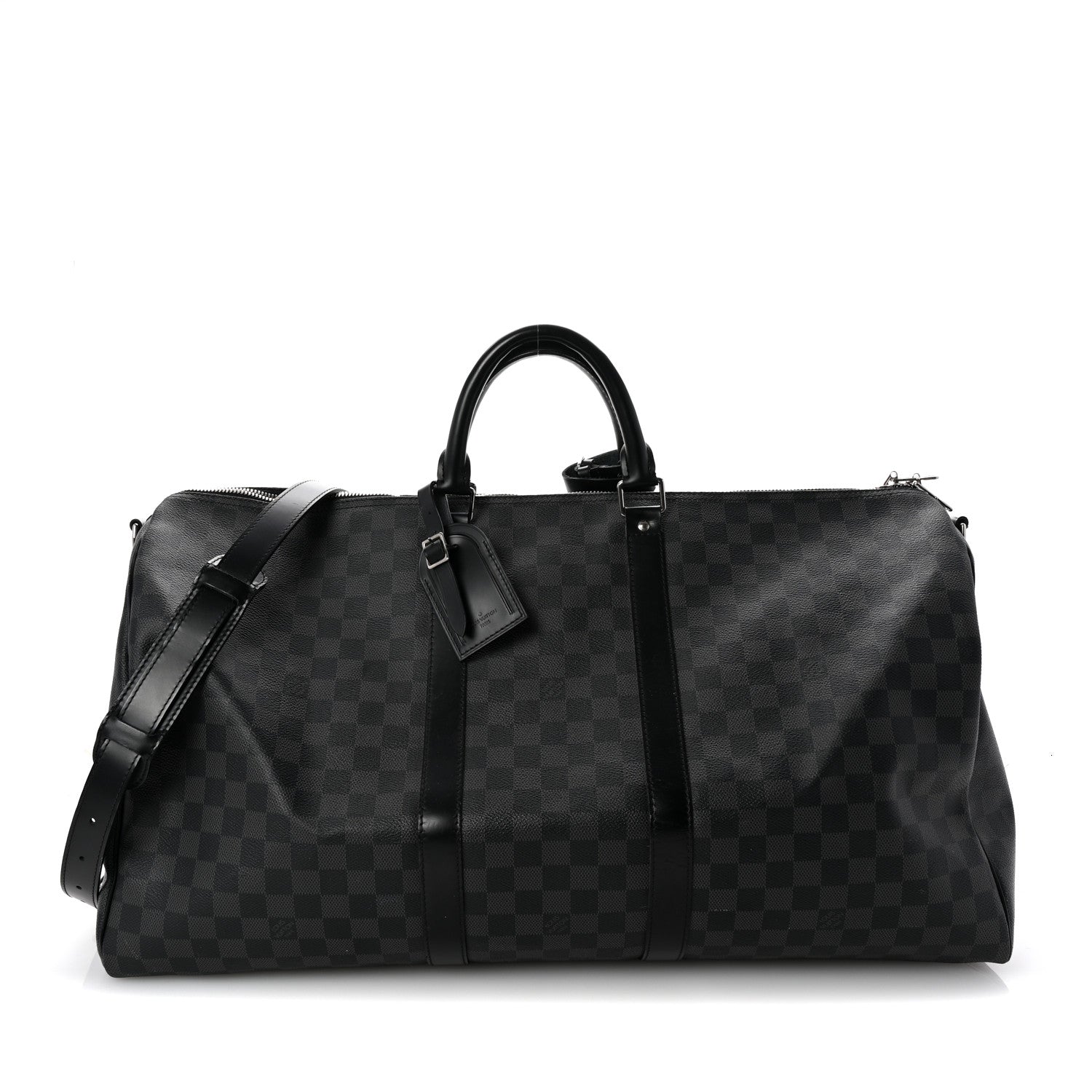 Louis Vuitton Damier Graphite Keepall Bandouliere 55 1 of 9