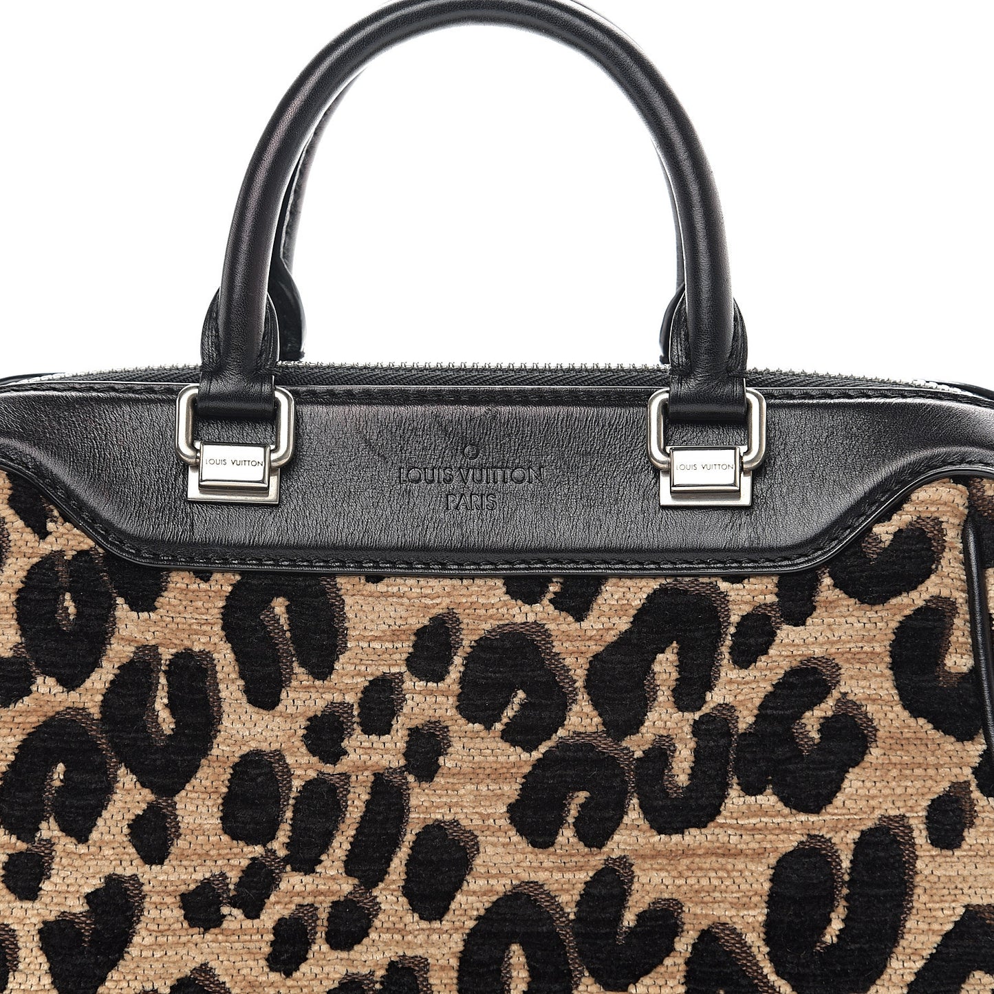 Jacquard Velvet Leopard Print Stephen Sprouse Baby Bag