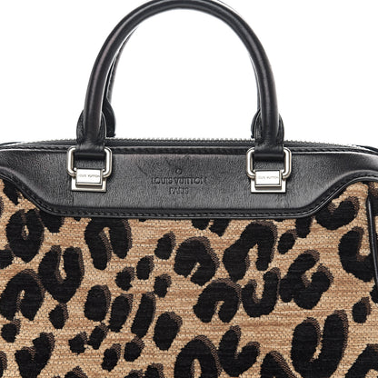 Louis Vuitton Jacquard Velvet Leopard Print Stephen Sprouse Baby Bag 9 of 9