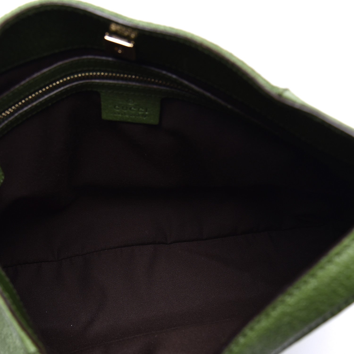 Gucci Suede Hasler Hobo Green 5 of 10