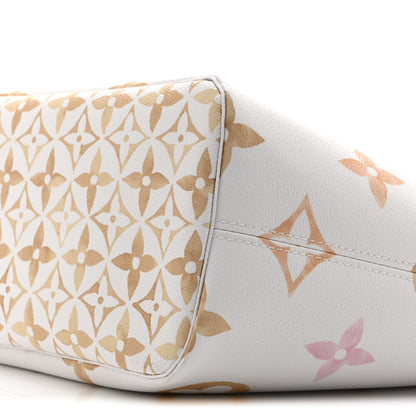 Louis Vuitton Monogram Giant By The Pool 2.0 Neverfull MM Beige 10 of 10