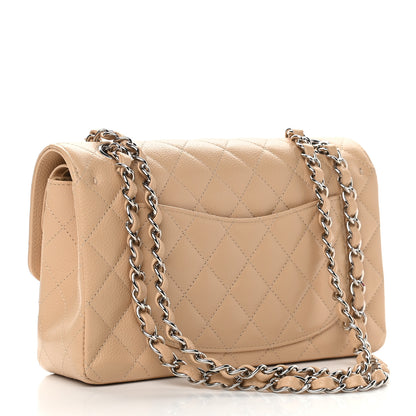 Chanel Caviar Quilted Small Double Flap Beige 3 of 9