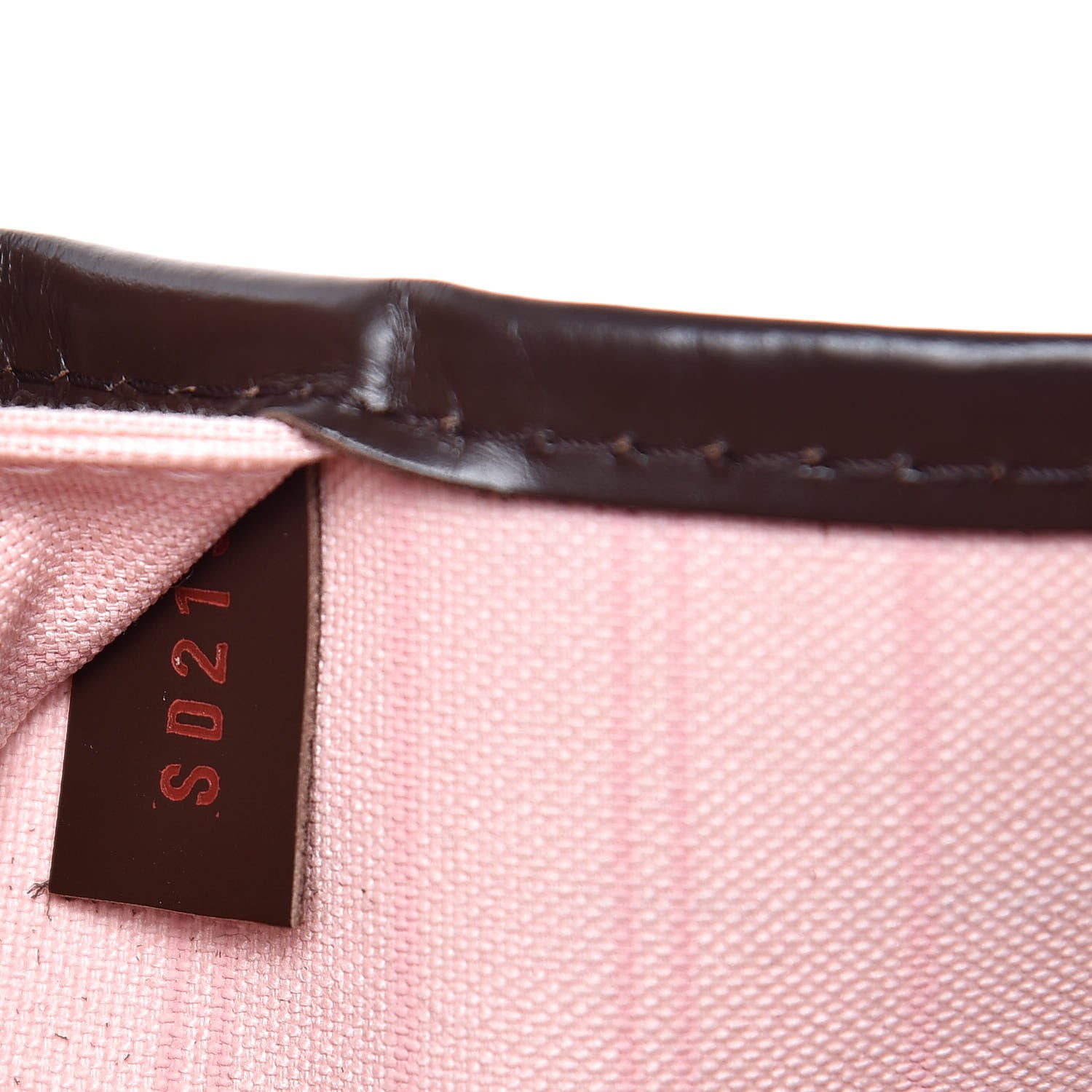 Louis Vuitton Damier Ebene Neo Neverfull MM Rose Ballerine 8 of 9