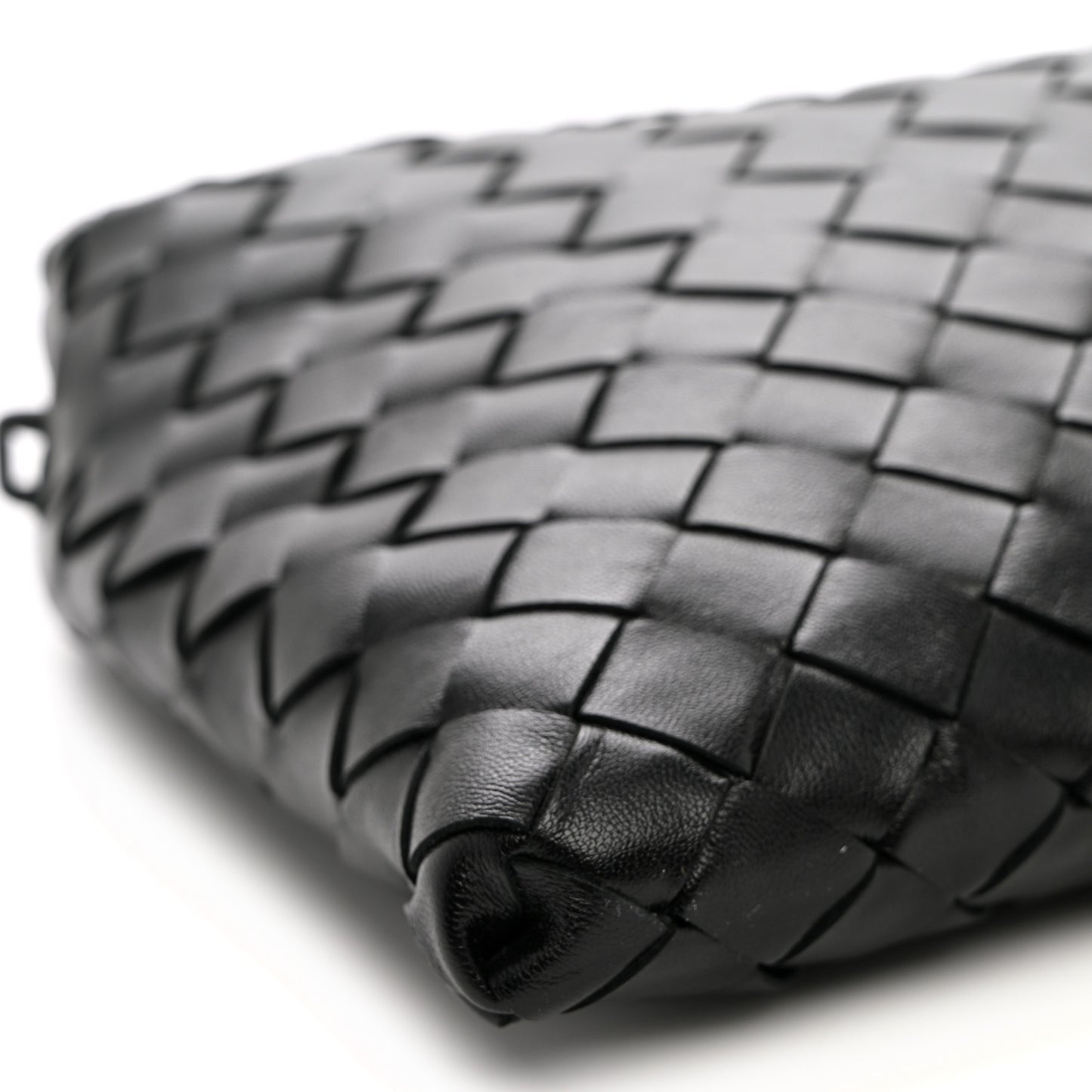 Calfskin Intrecciato Mini Hop Black