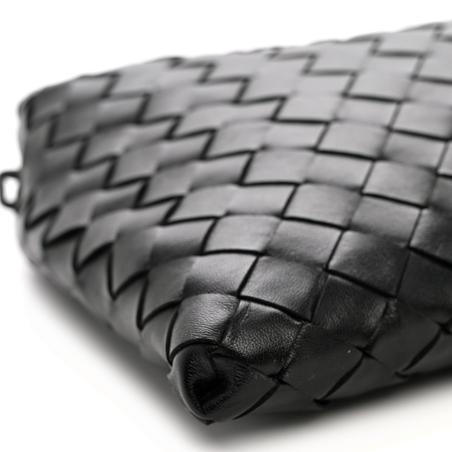 Bottega Veneta Calfskin Intrecciato Mini Hop Black 8 of 9