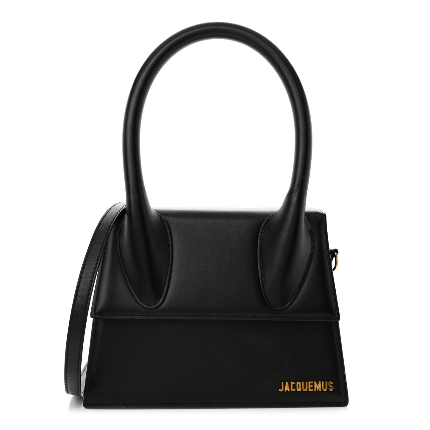 Smooth Calfskin Le Chiquito Moyen Black