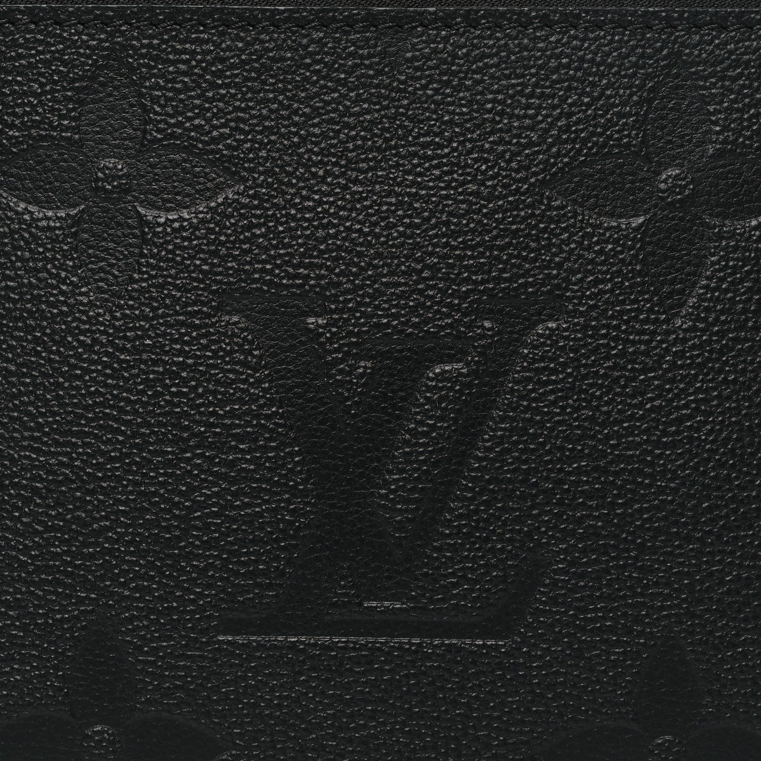 Louis Vuitton Empreinte Monogram Giant Neverfull MM Pochette Black 7 of 7