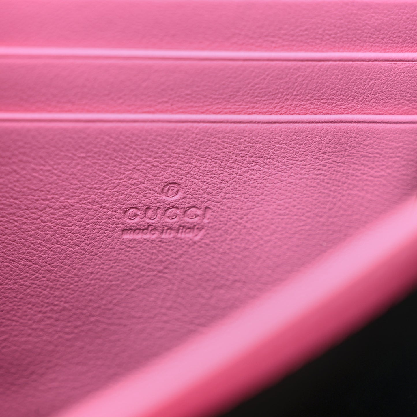 Suede Mini Dionysus Chain Wallet Pink Tropical Flower