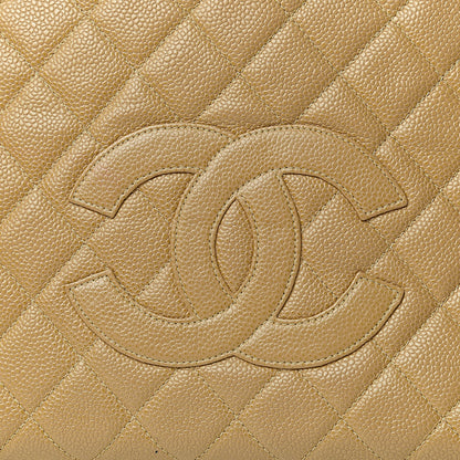 Chanel Caviar Quilted Grand Timeless Tote GTT Beige 26 of 26