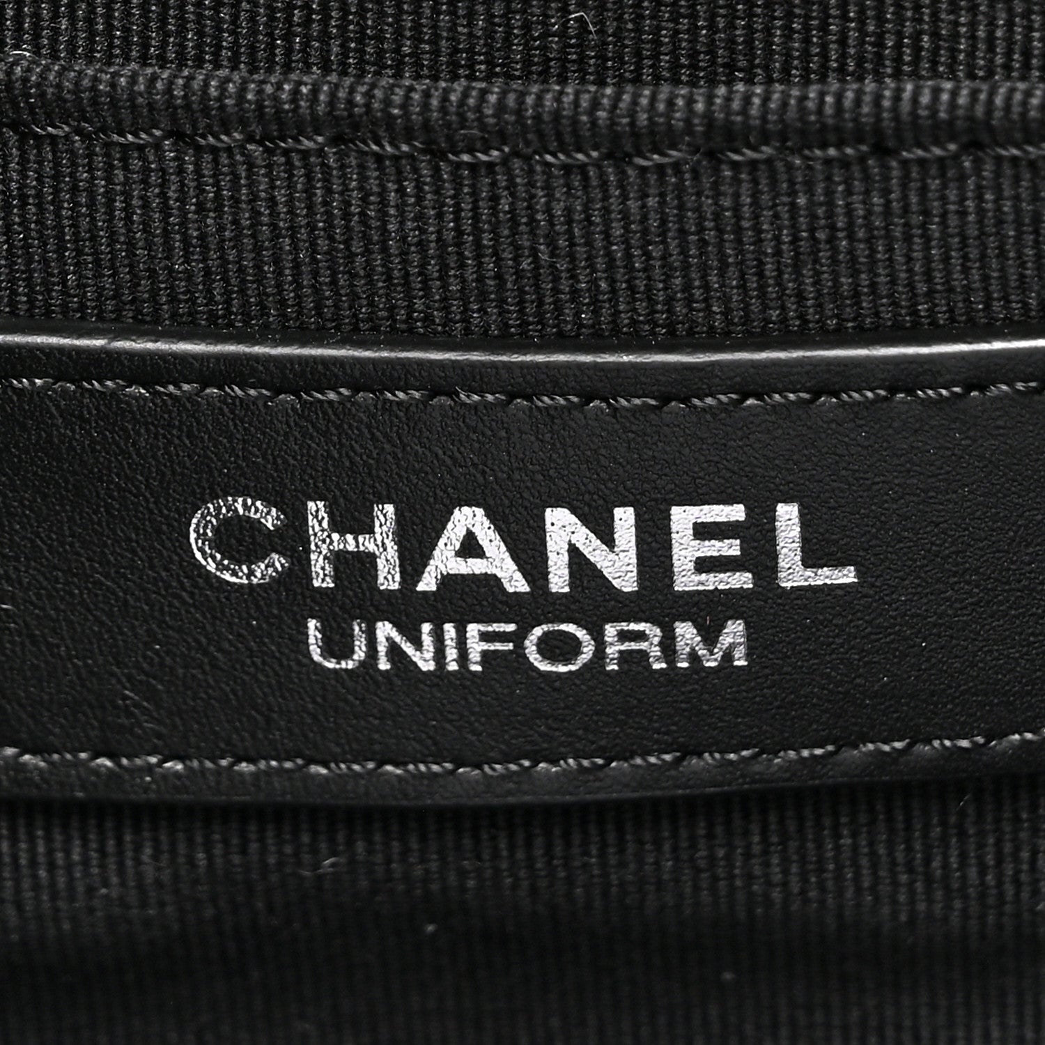 Chanel Calfskin Quilted CC Uniform Flap Belt Bag Black 6 of 10