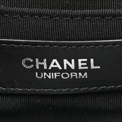 Chanel Calfskin Quilted CC Uniform Flap Belt Bag Black 6 of 10